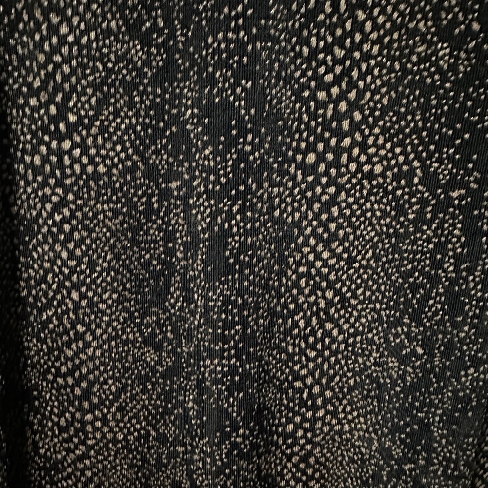 Vintage 90s Carole Little Black Patterned Short Sleeve Maxi Dress Women’s Size 4 - Picture 10 of 12